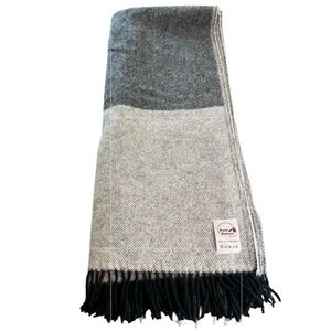 Pure Nature 100% Wool Throw Blanket. 54”x 60”